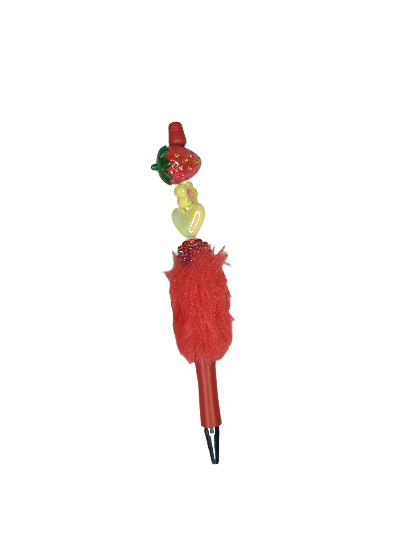 Bolígrafo fresita con corazón