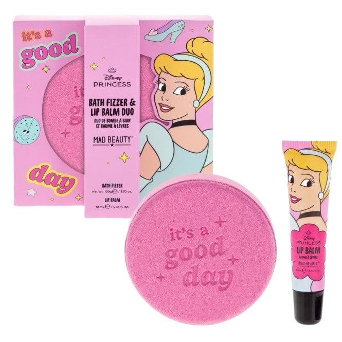 Set de Bomba de Baño y Bálsamo Labial Cenicienta – Disney Princess Express Yourself
