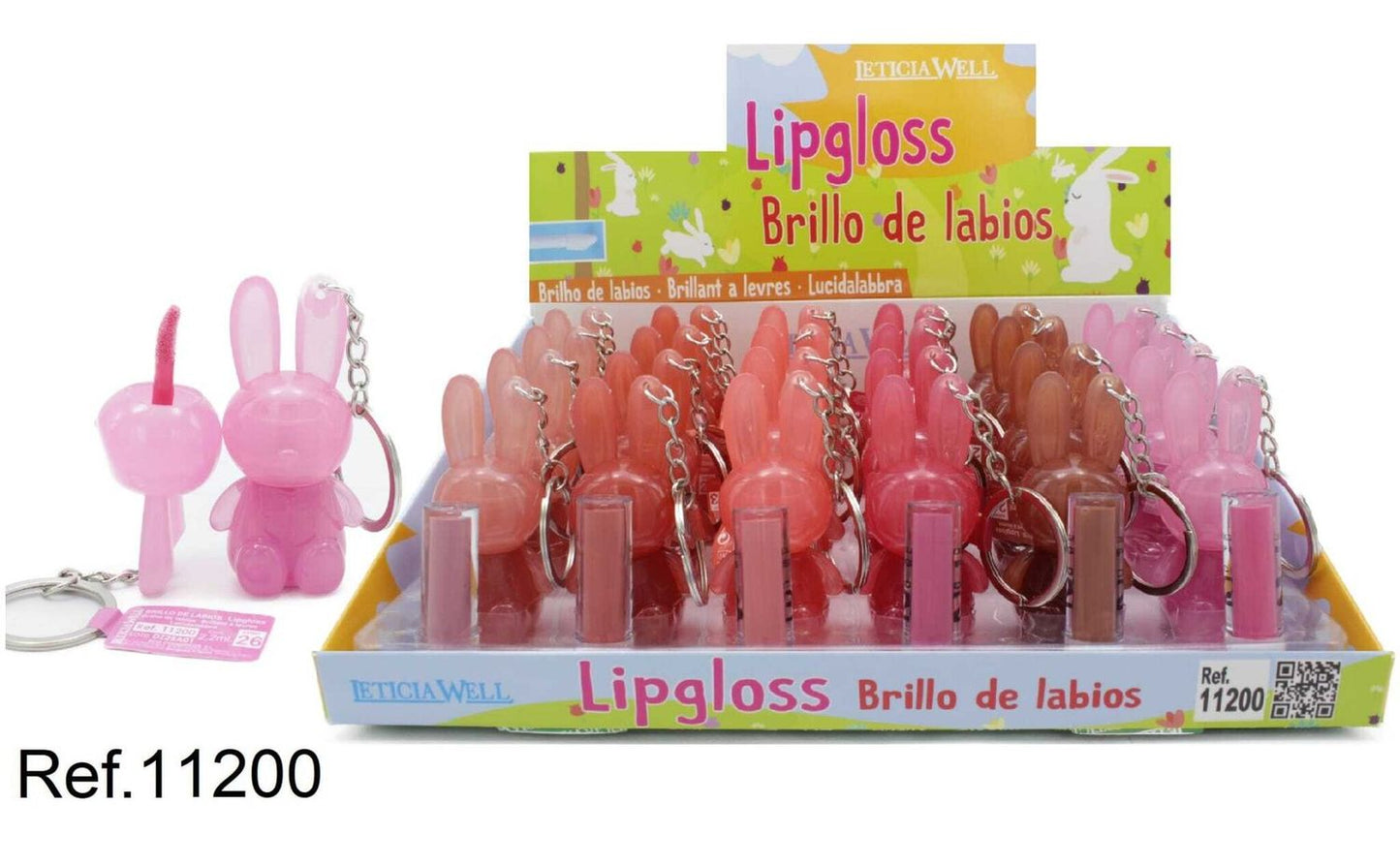 Labial lipgloss conejito de Leticia Well