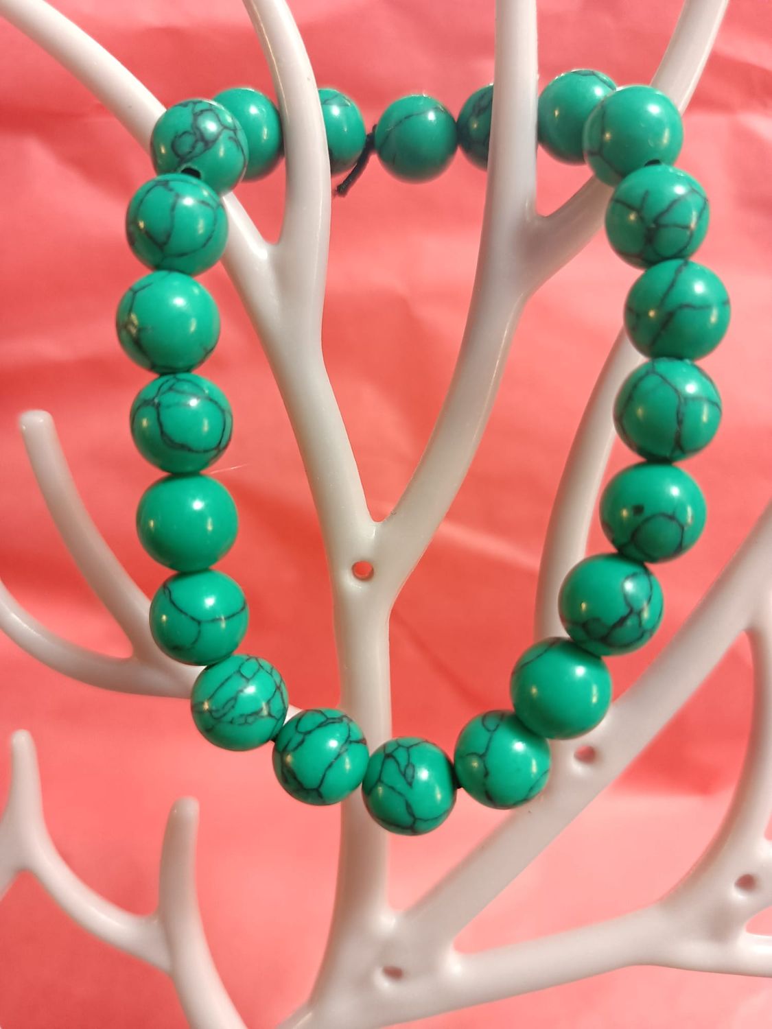 Pulsera de turquesa verde