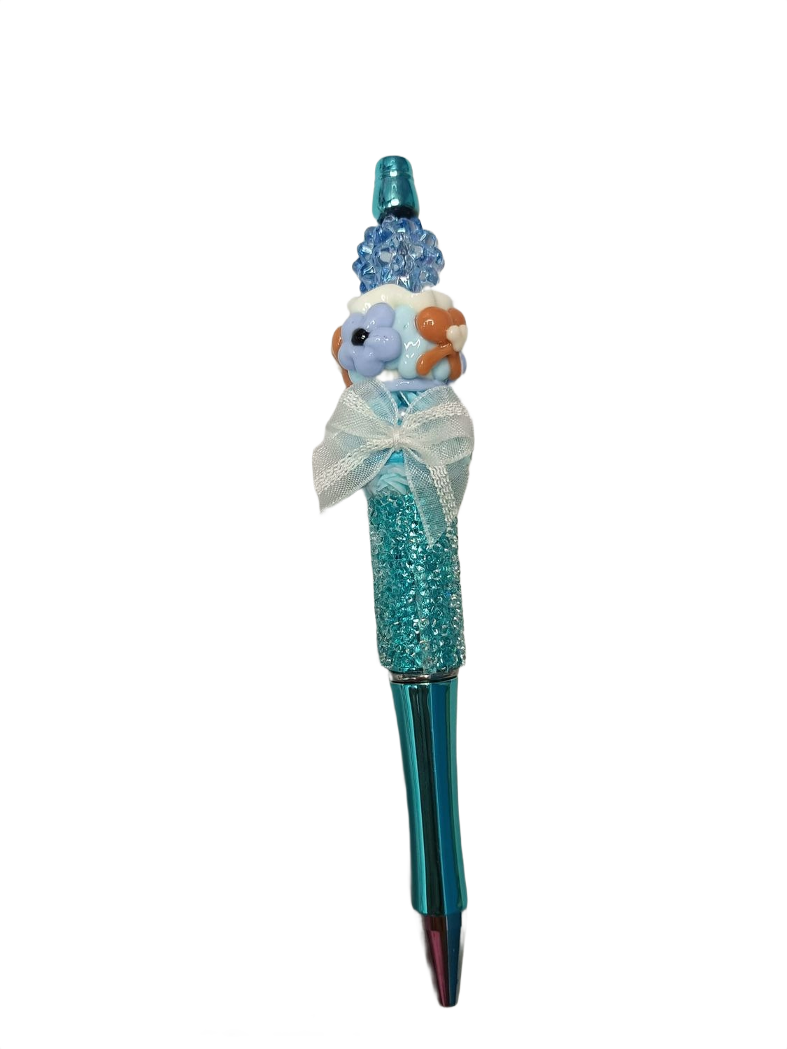 Bolígrafo kawaii azul