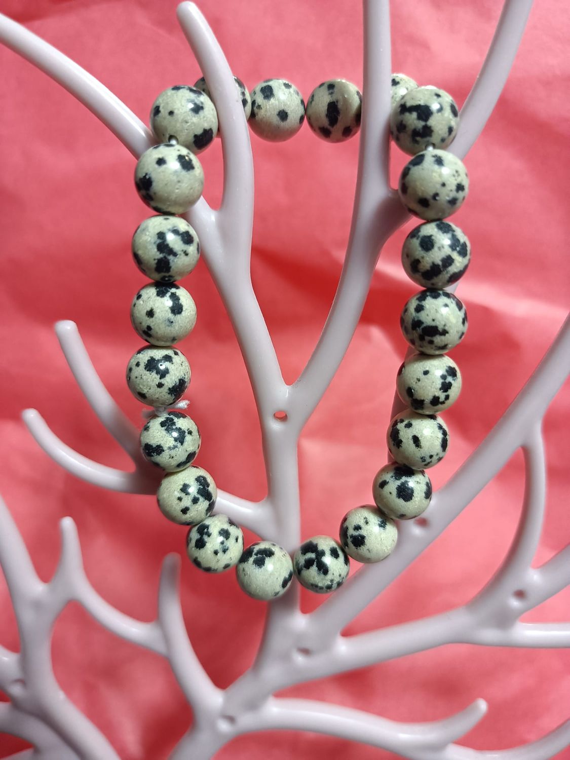 Pulsera jaspe dálmata