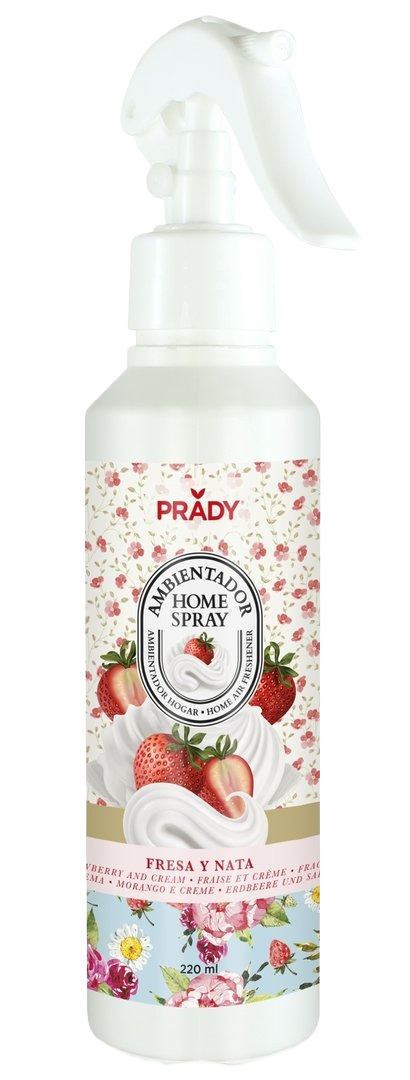 Ambientador Spray Fresa y nata Prady 220ml