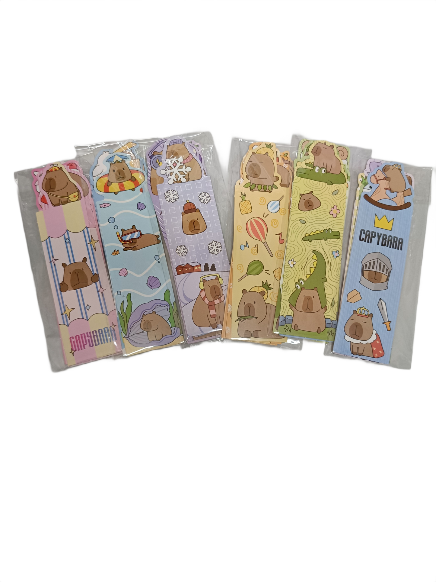 Marcapáginas de capibaras