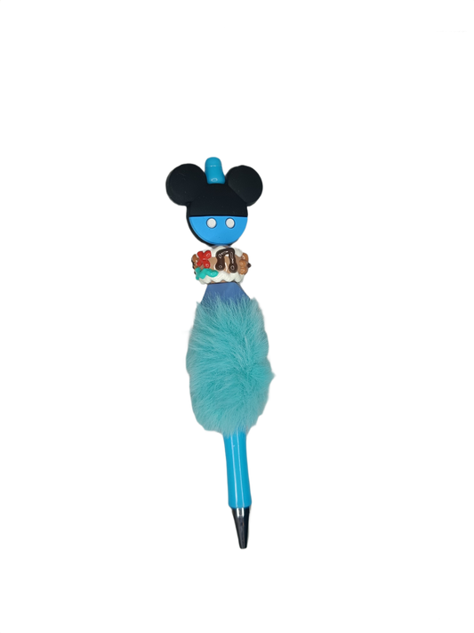 Bolígrafo de pelito con orejas