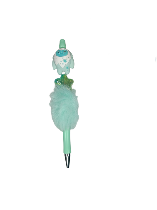 Bolígrafo yeti con pelito