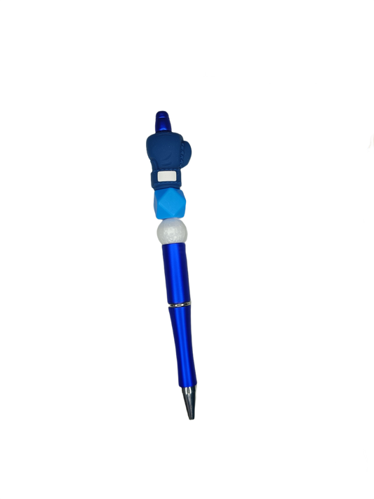 Bolígrafo boxeo azul