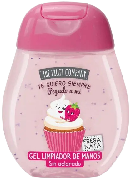 Gel Limpiador de Manos - Fresa y Nata - The Fruit Company