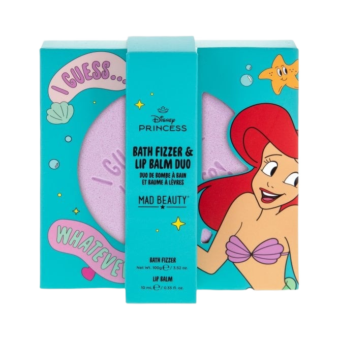 Set de Bomba de Baño y Bálsamo Labial Ariel – Disney Princess Express Yourself