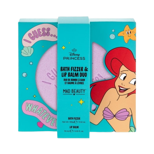 Set de Bomba de Baño y Bálsamo Labial Ariel – Disney Princess Express Yourself