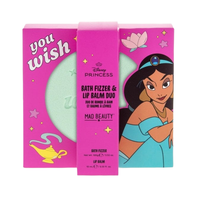 Set de Bomba de Baño y Bálsamo Labial Jasmine – Disney Princess Express Yourself