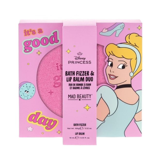 Set de Bomba de Baño y Bálsamo Labial Cenicienta – Disney Princess Express Yourself