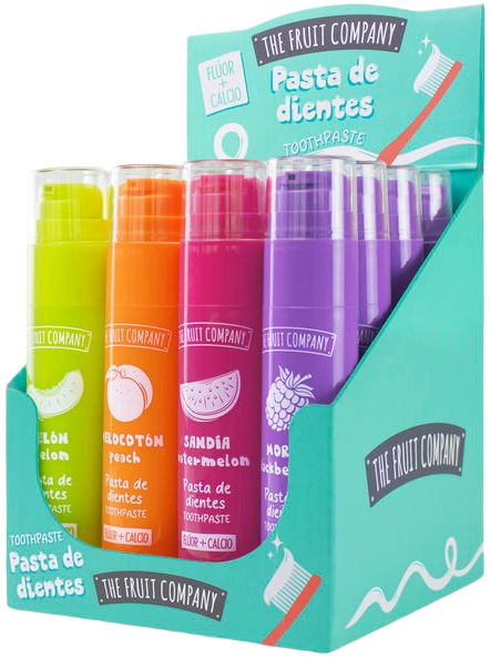 Pasta dental sabores Flúor + Calcio - The Fruit Company