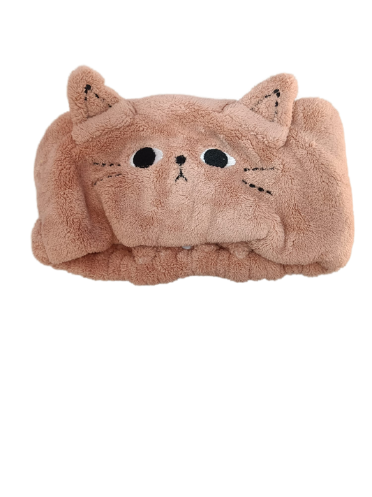 Diadema Gatito Marrón