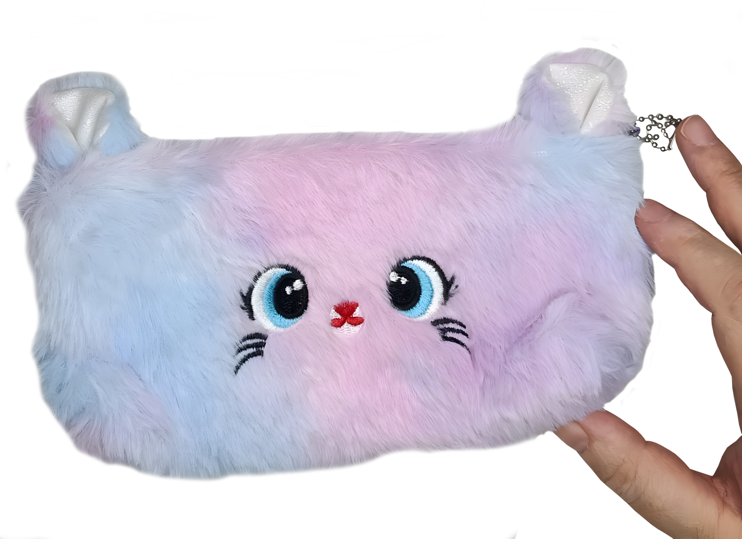 Neceser de gatito multicolor