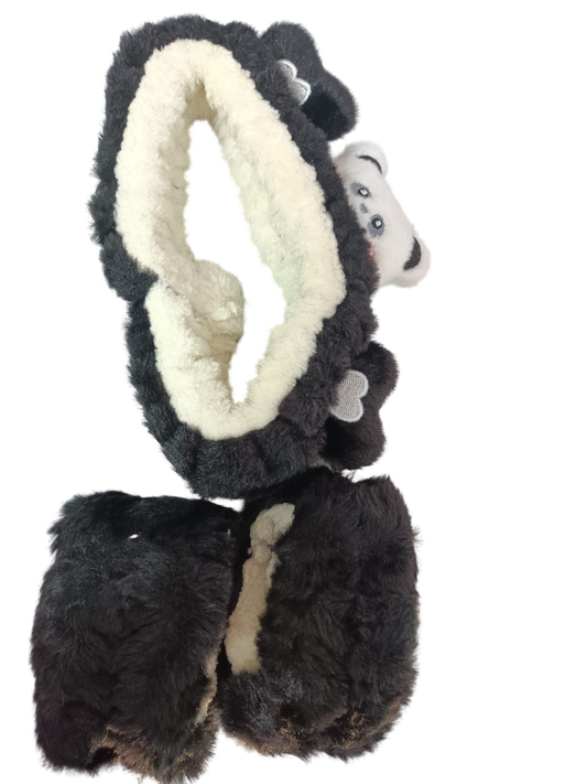 COMBI - Diadema y muñequeras panda