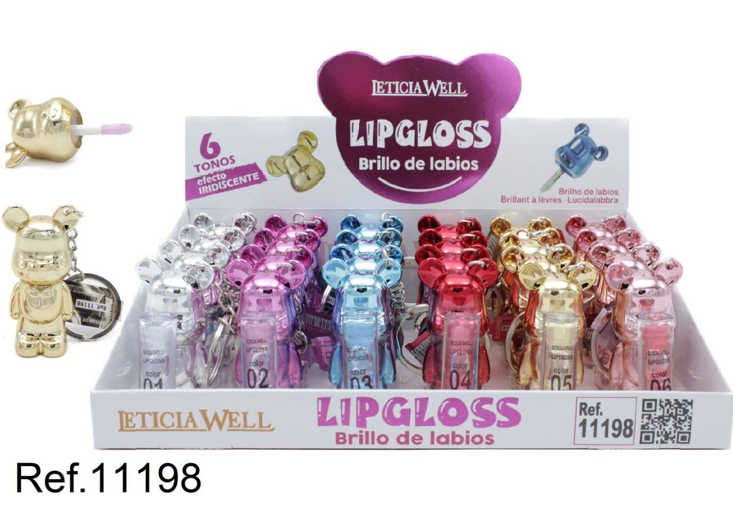 Labial Lipgloss Osito de Leticia Well