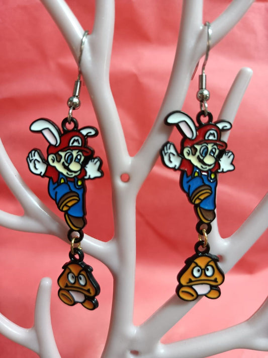 Pendientes de Mario seta