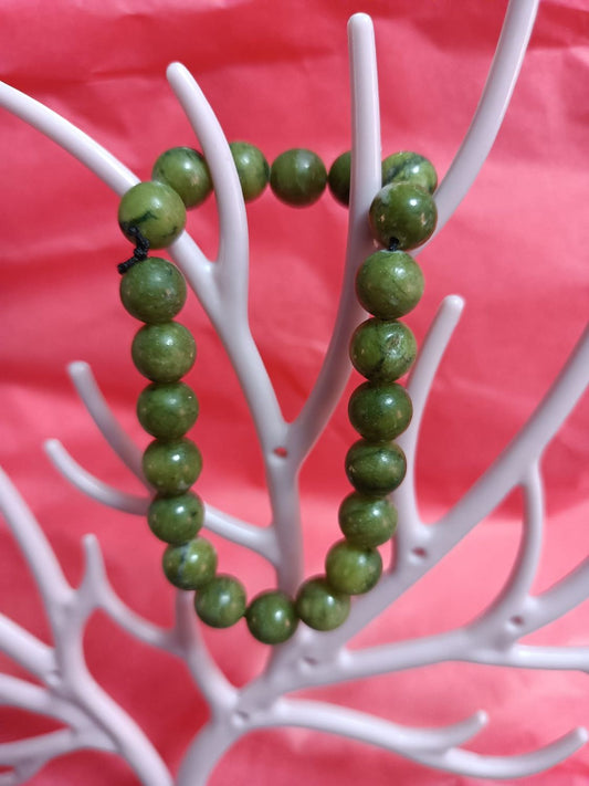 Pulsera de jade verde