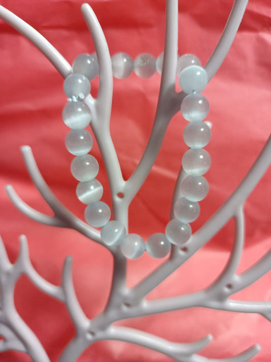 Pulsera de jade blanco