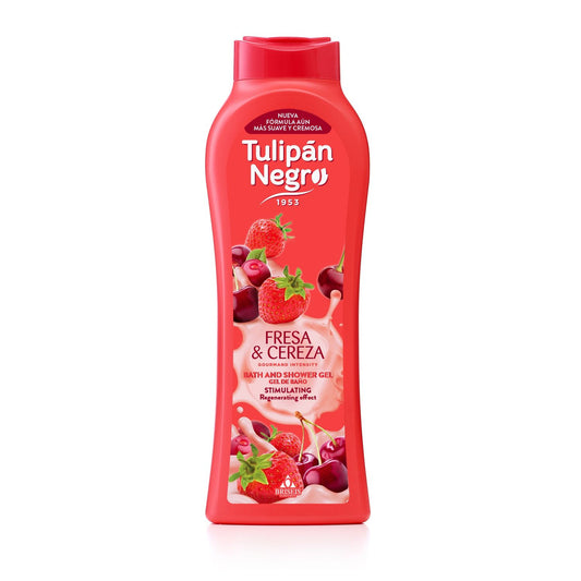 Gel de baño Tulipán Negro Fresa y Cereza 650 ml