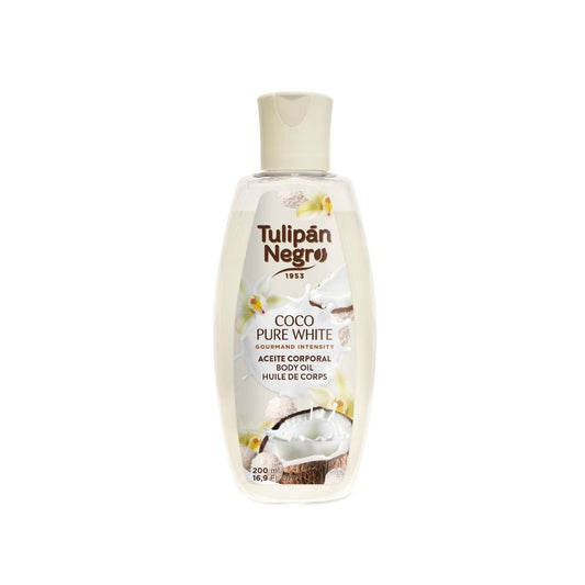Aceite Corporal Tulipán Negro Coco Pure White 200 ml