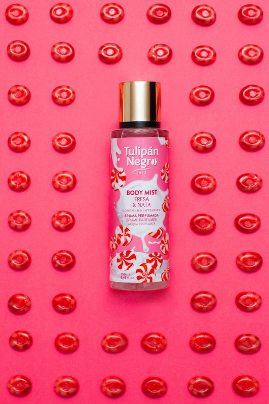 Body Mist Tulipán Negro Fresa & Nata 250 ml