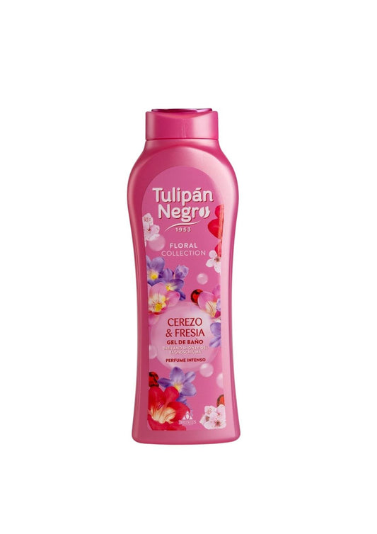 Gel de Baño Tulipán Negro Cerezo & Fresia 650 ml