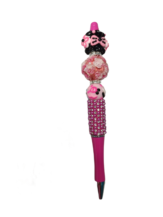 Bolígrafo kawaii rosa