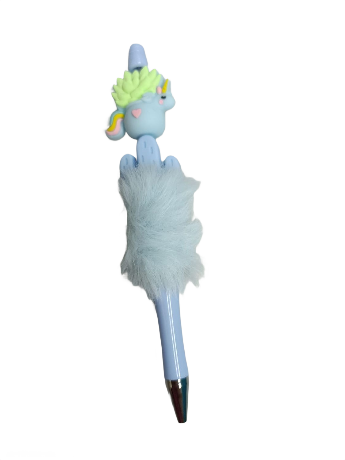 Bolígrafo planta unicornio azul