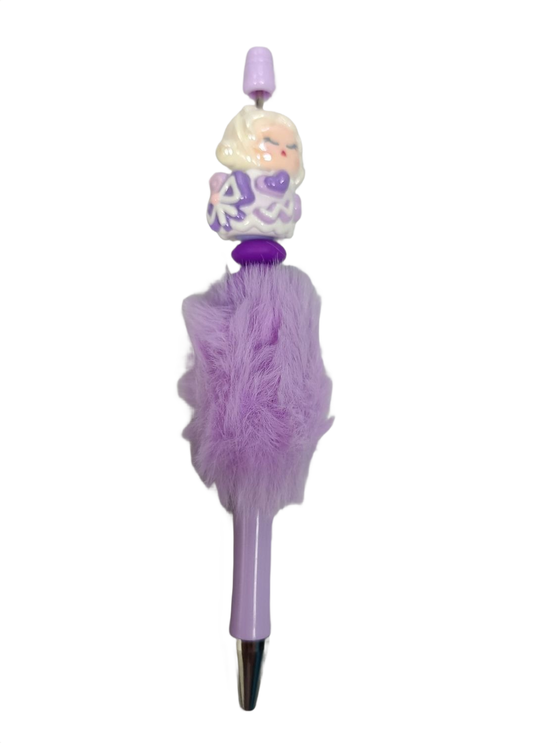 Bolígrafo  pelo morado