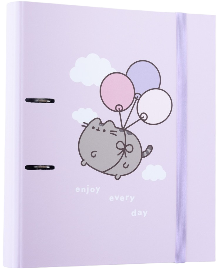 Carpeta Escolar 2 Anillas Pusheen Moments