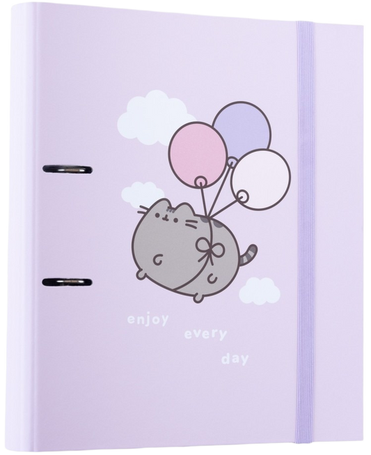 Carpeta Escolar 2 Anillas Pusheen Moments