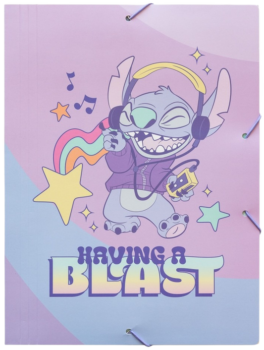 Carpeta con solapas de cartón de Stich