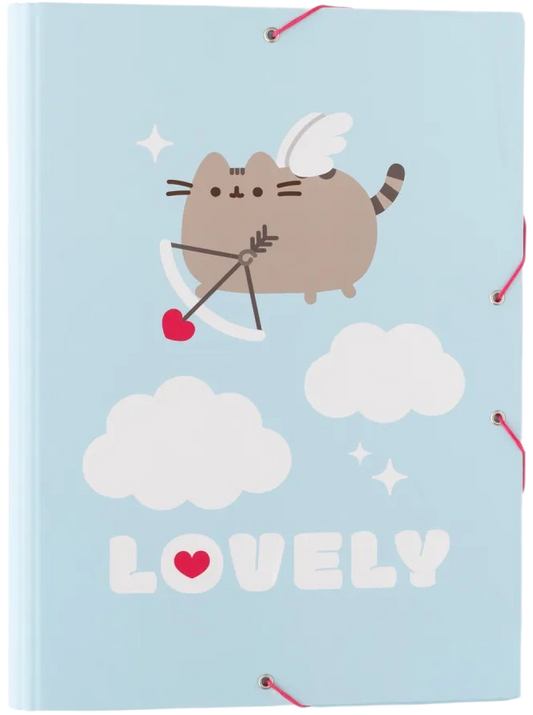 Carpeta Escolar Solapas Pusheen Purrfect Love