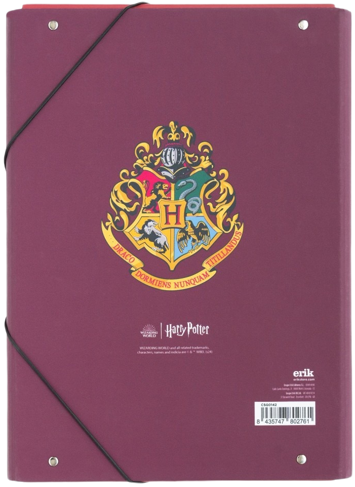 Carpeta Escolar Solapas Harry Potter Anden 9 3/4