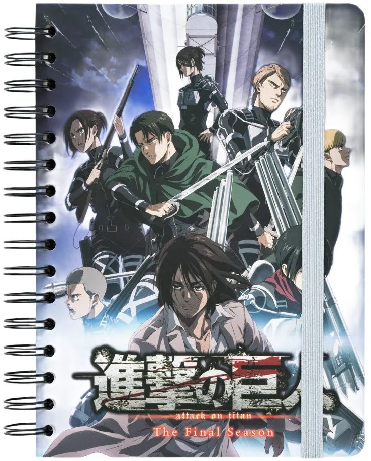Cuaderno A5 Attack On Titan