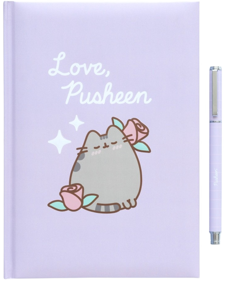 Set Cuaderno Y Boligrafo Premium Pusheen Moments