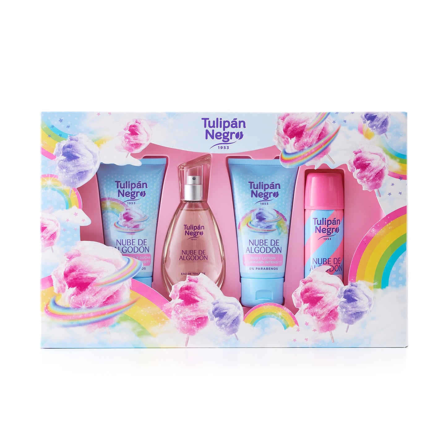 Estuche Tulipán Negro Nube de Algodón