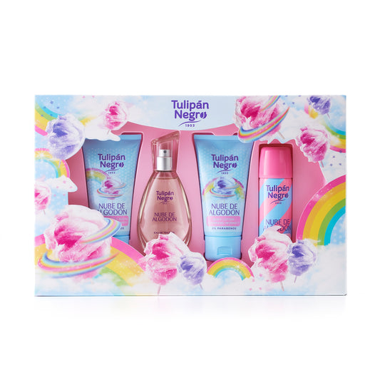 Estuche Tulipán Negro Nube de Algodón
