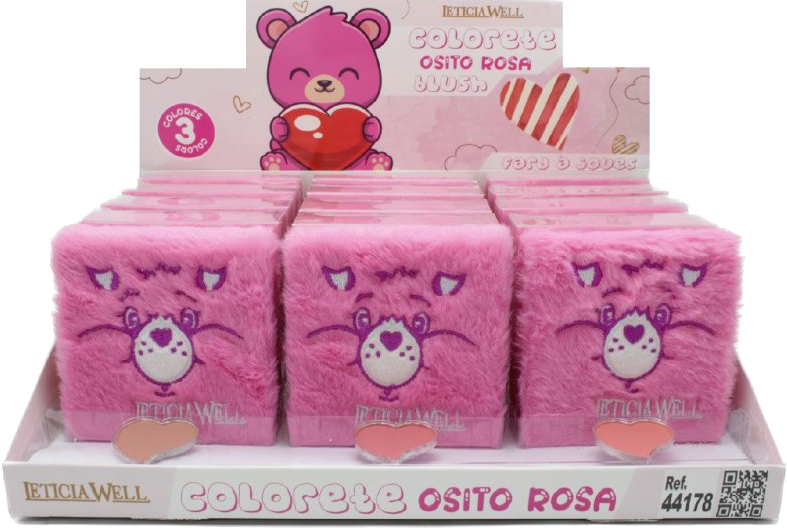 Colorete blush osito rosa - Leticia Well